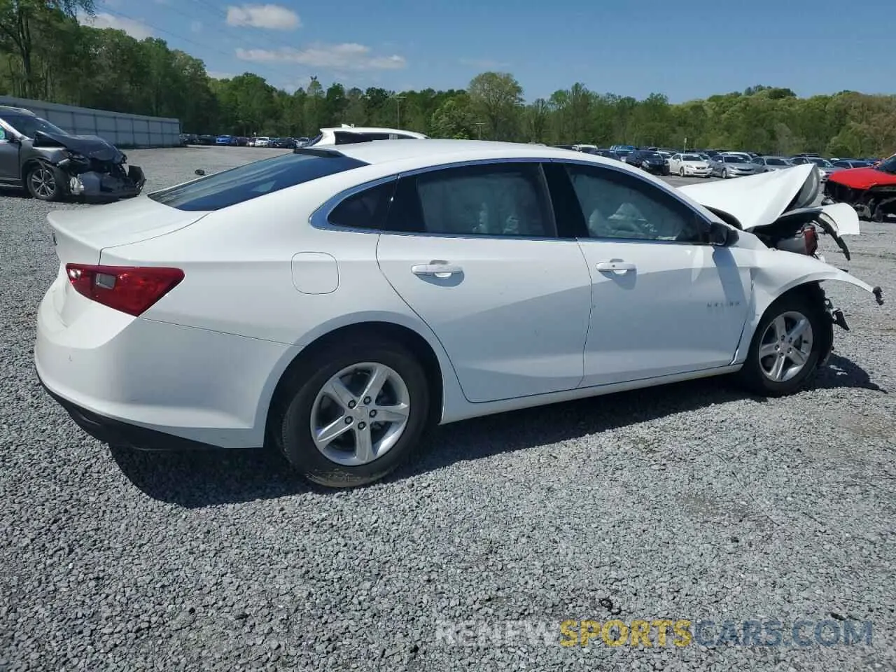 3 fotografías del automóvil dañado 1G1ZC5ST2PF218654 CHEVROLET MALIBU 2023