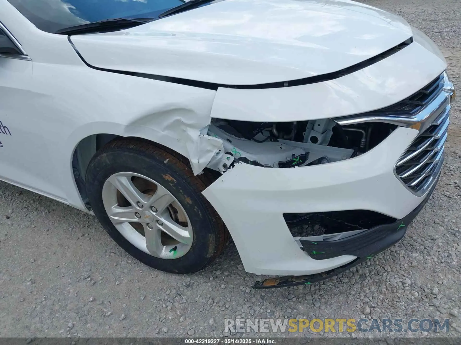 6 fotografías del automóvil dañado 1G1ZC5ST4PF213729 CHEVROLET MALIBU 2023