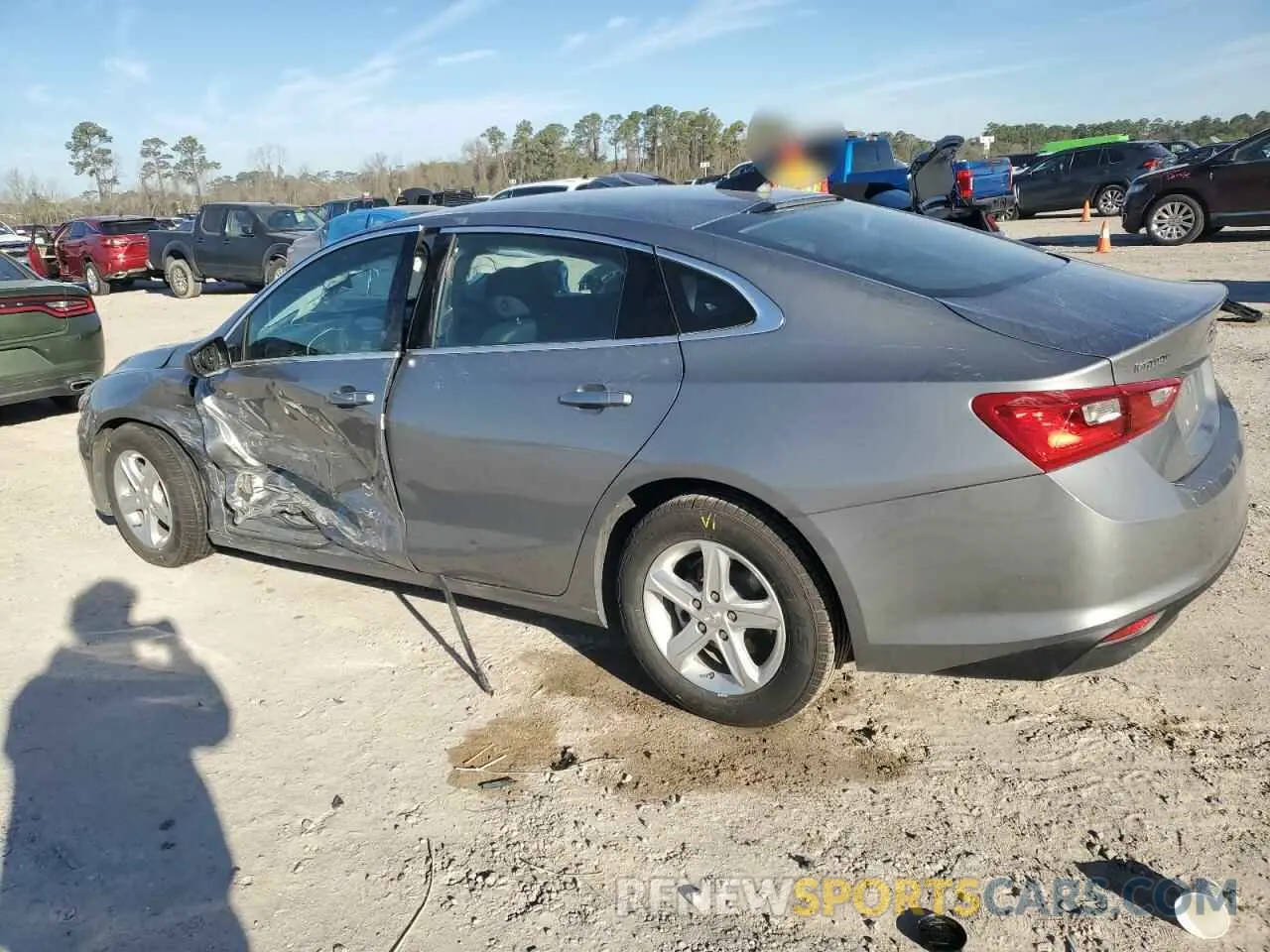 2 fotografías del automóvil dañado 1G1ZC5ST9PF163524 CHEVROLET MALIBU 2023
