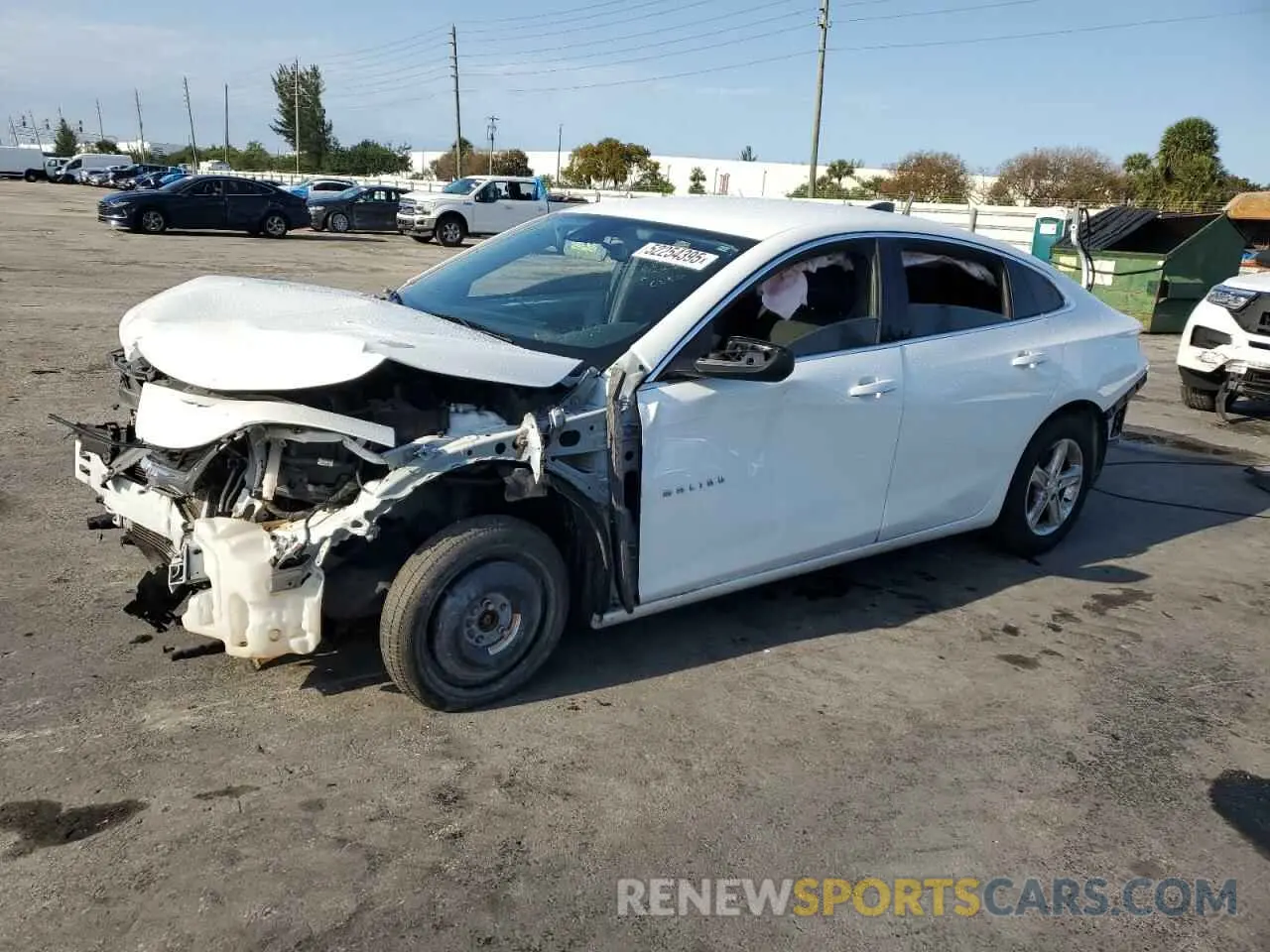 1 fotografías del automóvil dañado 1G1ZC5STXPF116714 CHEVROLET MALIBU 2023