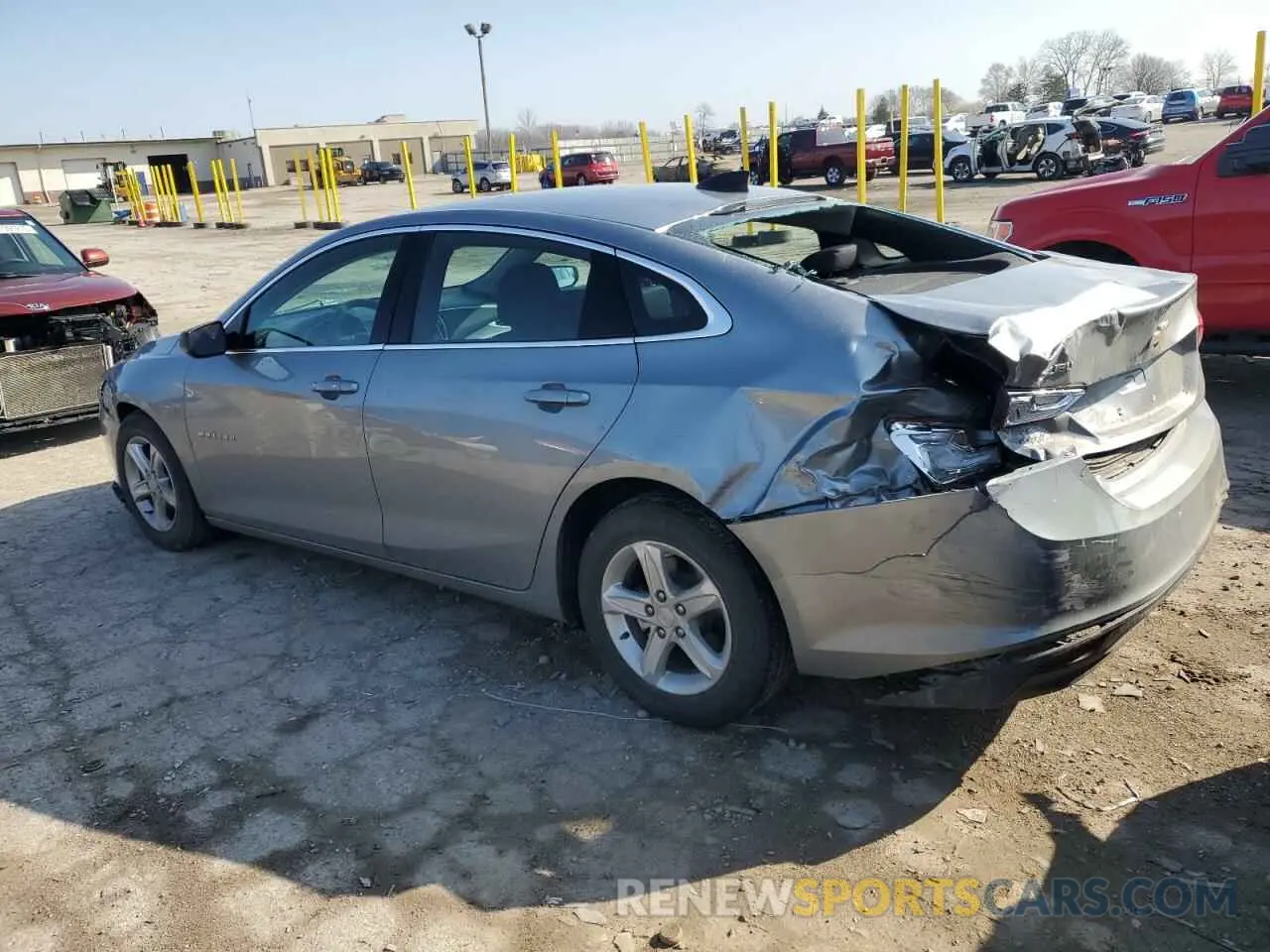 2 fotografías del automóvil dañado 1G1ZC5STXPF156517 CHEVROLET MALIBU 2023