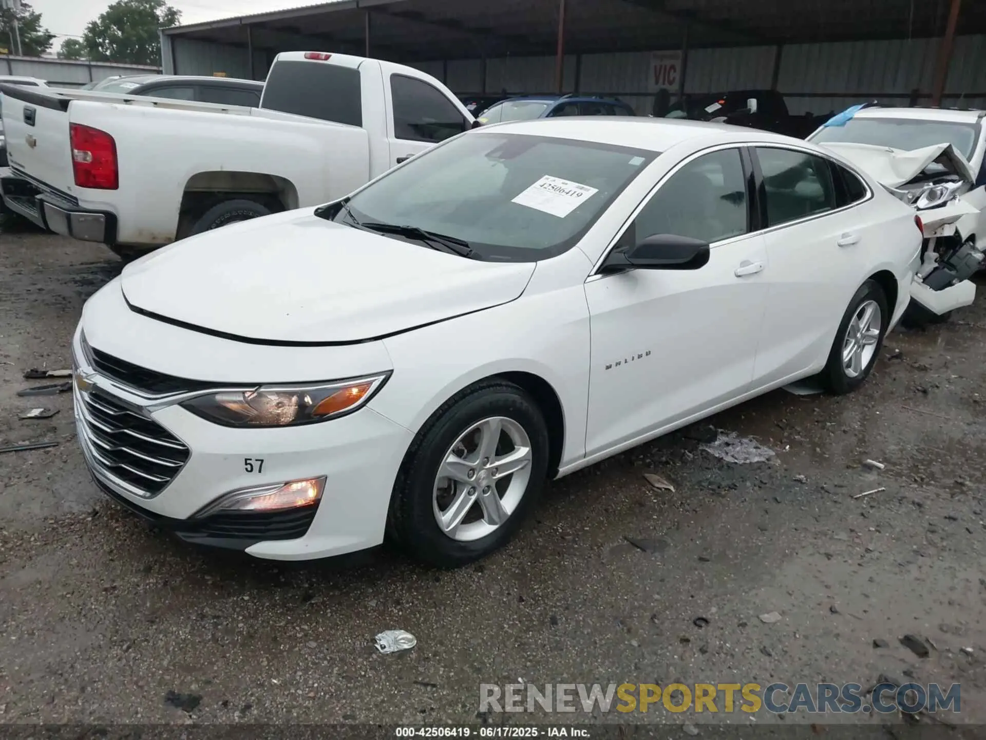 2 fotografías del automóvil dañado 1G1ZC5STXPF166108 CHEVROLET MALIBU 2023