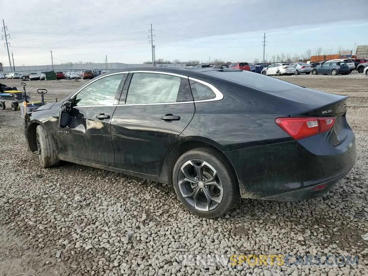 2 fotografías del automóvil dañado 1G1ZD5ST0PF114368 CHEVROLET MALIBU 2023