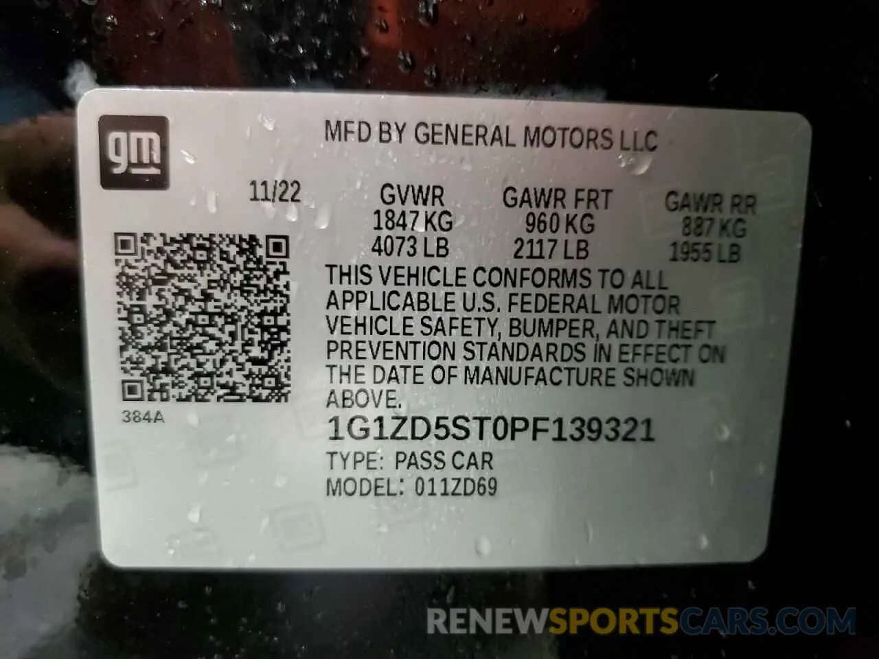 13 fotografías del automóvil dañado 1G1ZD5ST0PF139321 CHEVROLET MALIBU 2023
