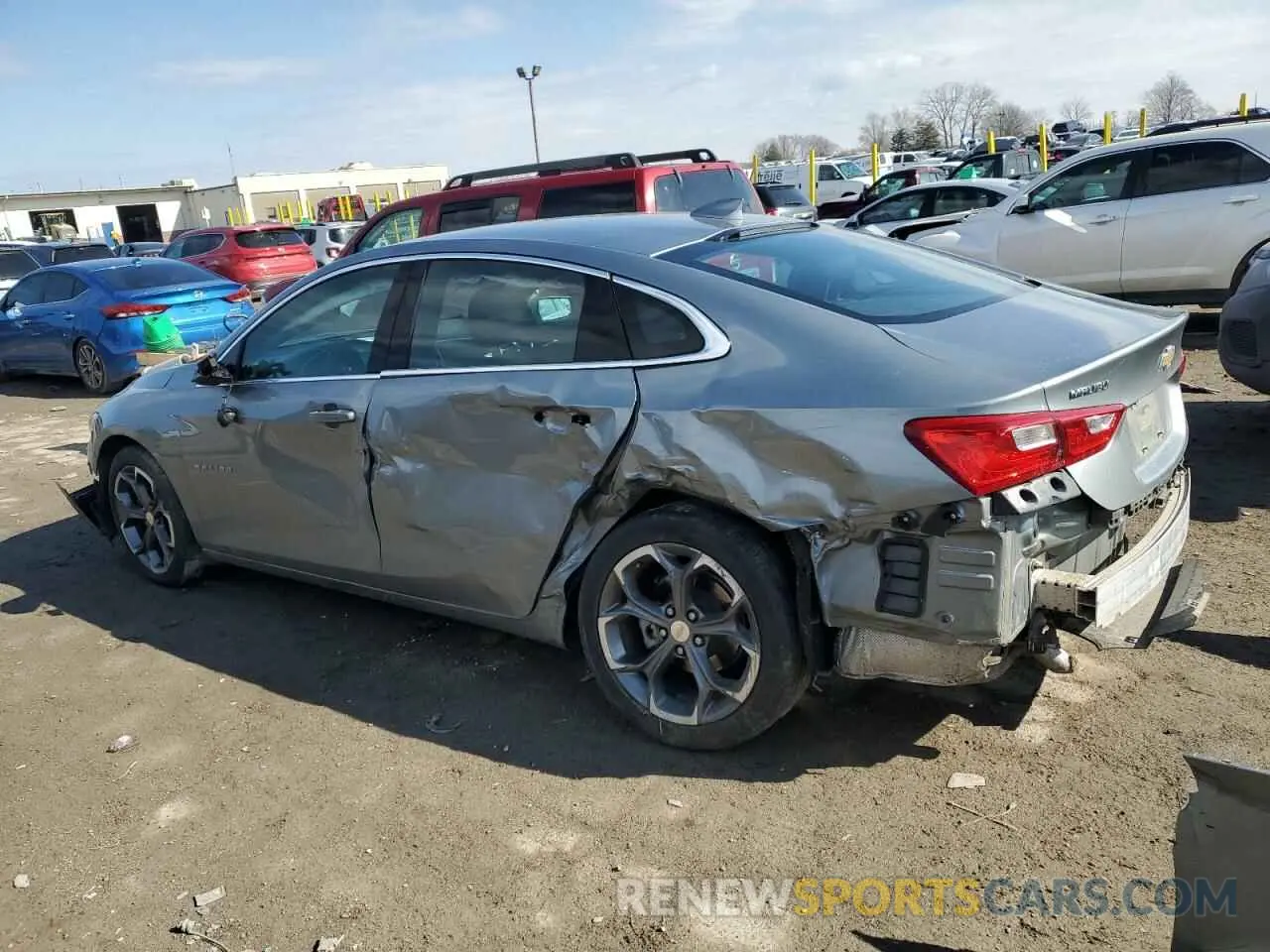 2 fotografías del automóvil dañado 1G1ZD5ST0PF145054 CHEVROLET MALIBU 2023