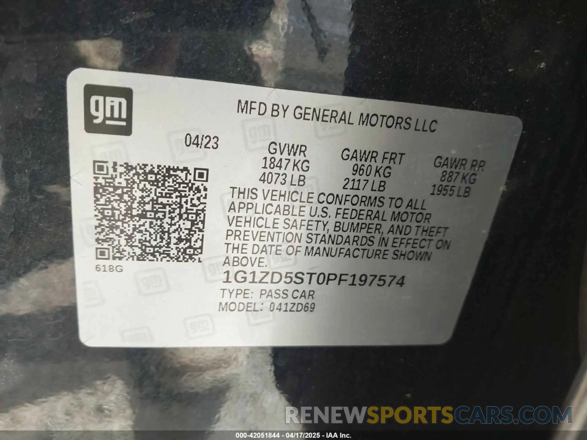 9 fotografías del automóvil dañado 1G1ZD5ST0PF197574 CHEVROLET MALIBU 2023