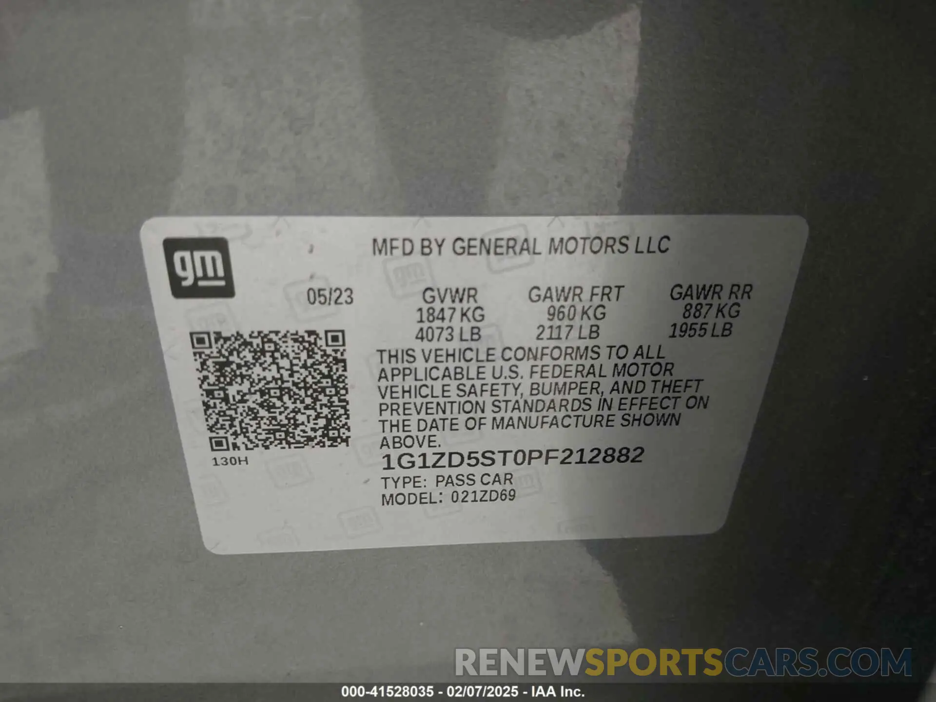 9 fotografías del automóvil dañado 1G1ZD5ST0PF212882 CHEVROLET MALIBU 2023