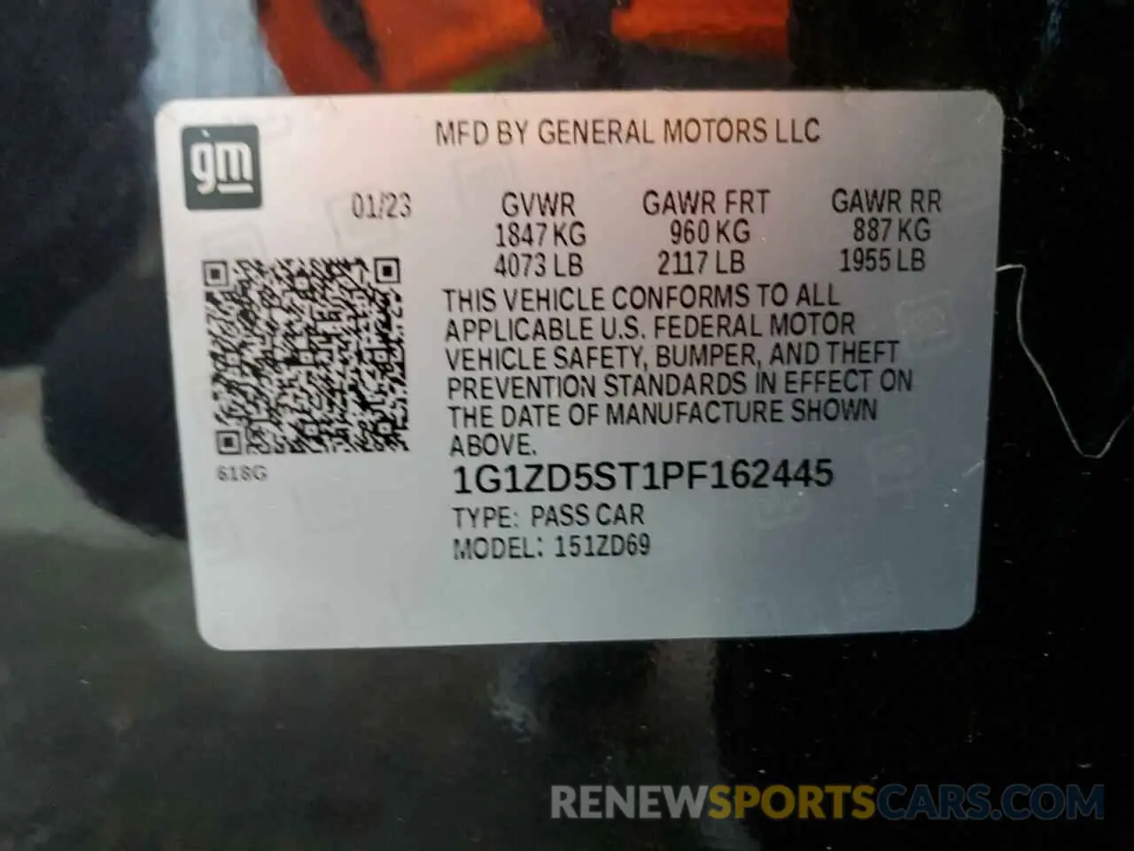 13 fotografías del automóvil dañado 1G1ZD5ST1PF162445 CHEVROLET MALIBU 2023
