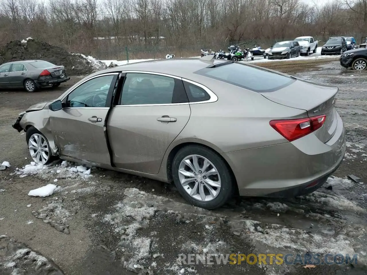 2 fotografías del automóvil dañado 1G1ZD5ST1PF210087 CHEVROLET MALIBU 2023
