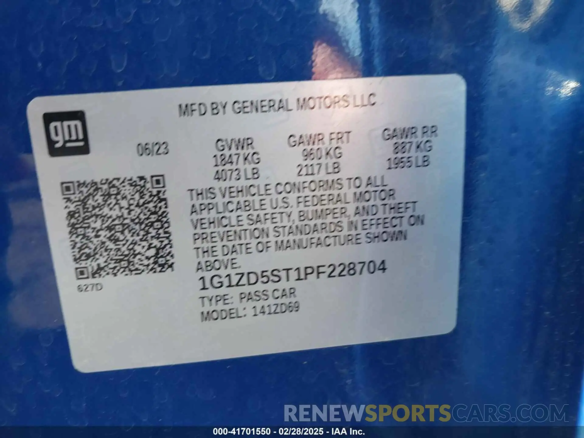 9 fotografías del automóvil dañado 1G1ZD5ST1PF228704 CHEVROLET MALIBU 2023