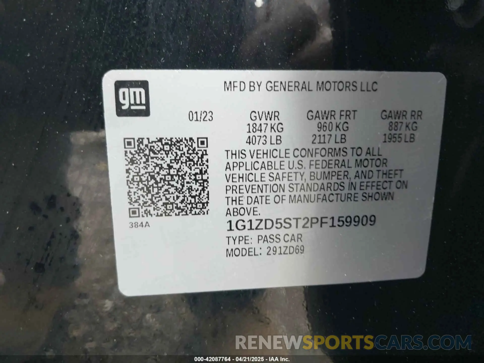 9 fotografías del automóvil dañado 1G1ZD5ST2PF159909 CHEVROLET MALIBU 2023
