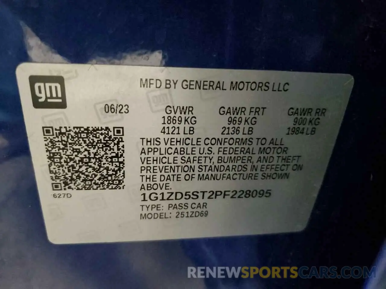 12 fotografías del automóvil dañado 1G1ZD5ST2PF228095 CHEVROLET MALIBU 2023
