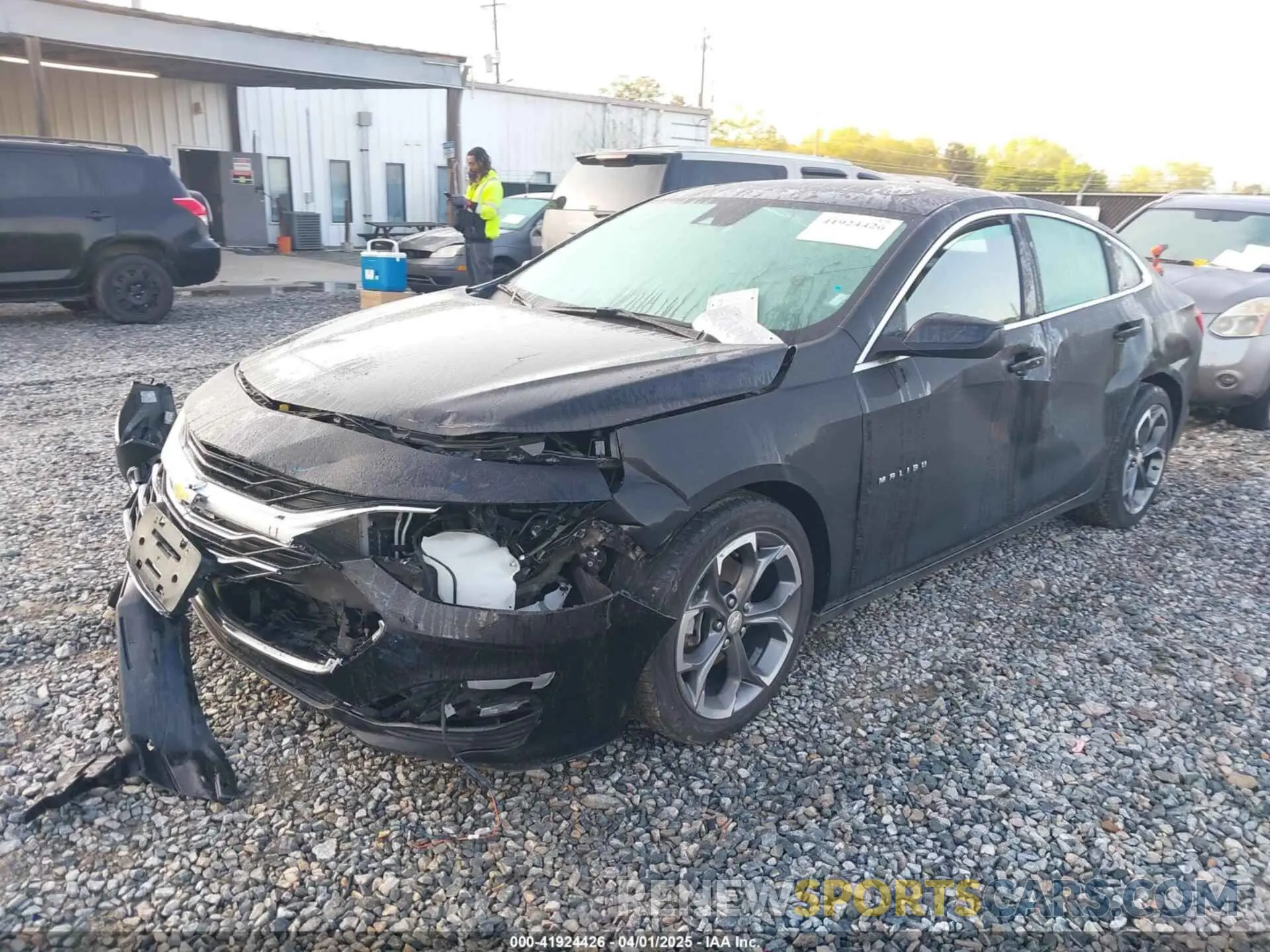 2 fotografías del automóvil dañado 1G1ZD5ST2PF228551 CHEVROLET MALIBU 2023