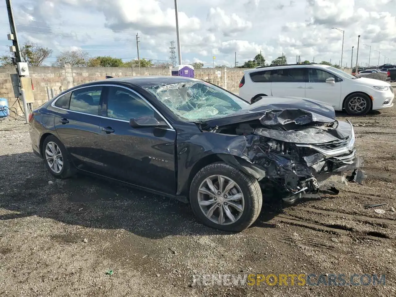 4 fotografías del automóvil dañado 1G1ZD5ST2PF233264 CHEVROLET MALIBU 2023