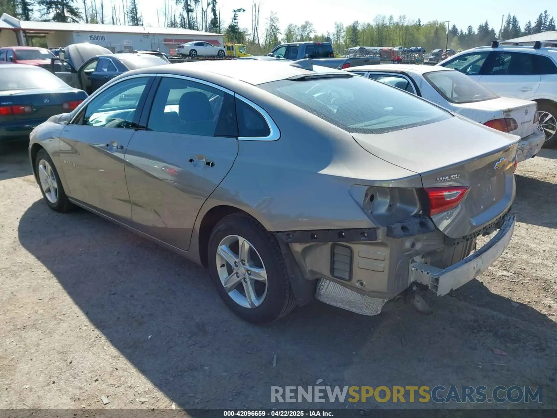 3 fotografías del automóvil dañado 1G1ZD5ST3PF180641 CHEVROLET MALIBU 2023