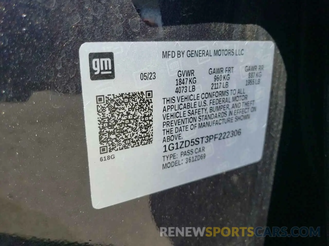 13 fotografías del automóvil dañado 1G1ZD5ST3PF222306 CHEVROLET MALIBU 2023