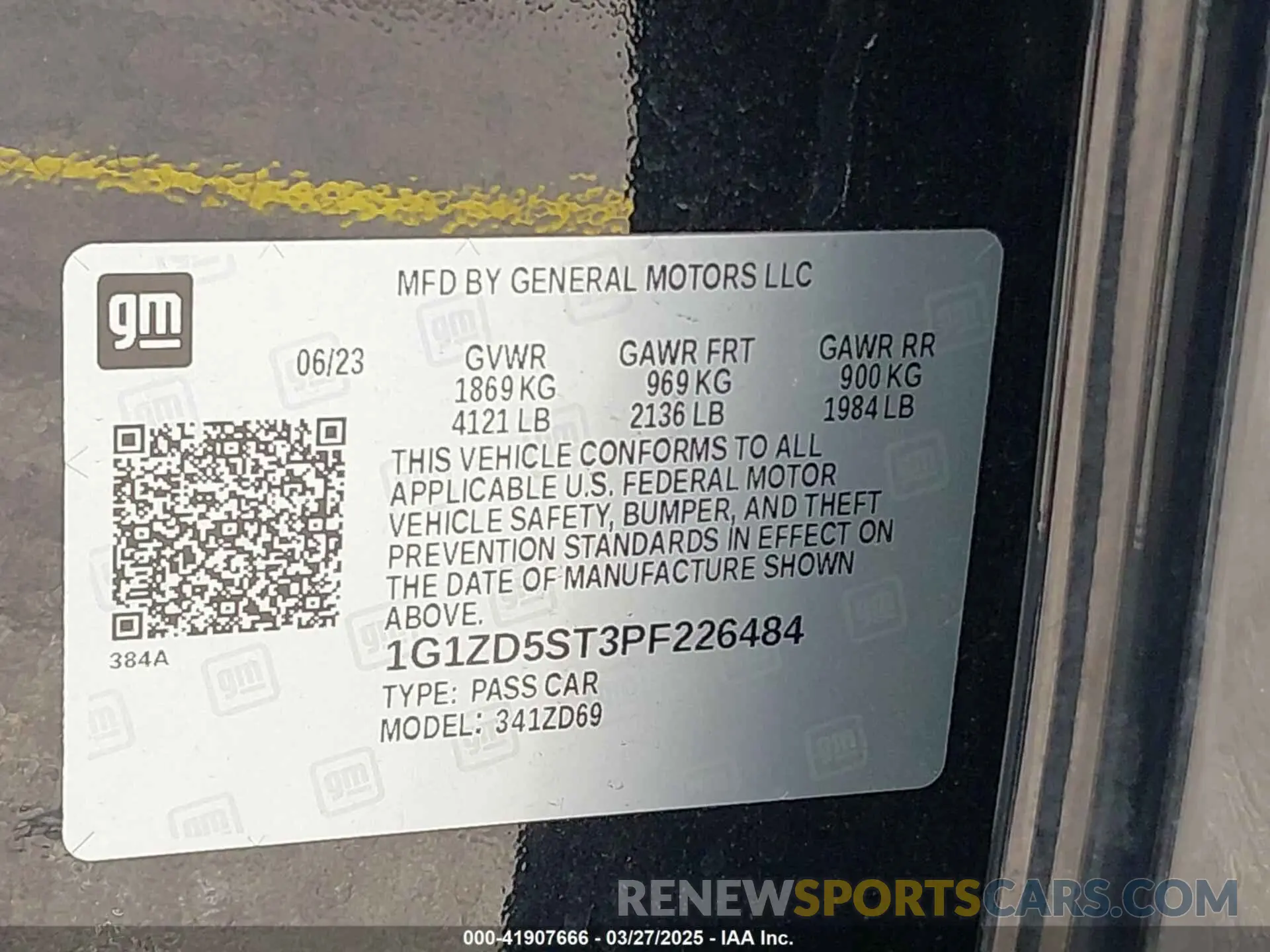 9 fotografías del automóvil dañado 1G1ZD5ST3PF226484 CHEVROLET MALIBU 2023