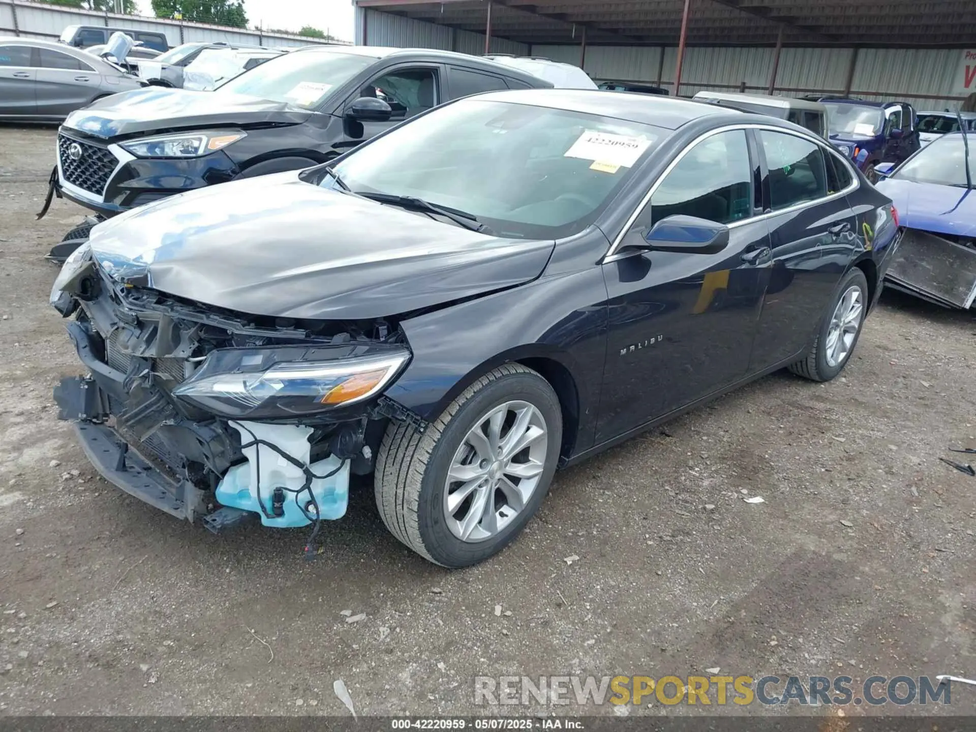 2 fotografías del automóvil dañado 1G1ZD5ST4PF178736 CHEVROLET MALIBU 2023