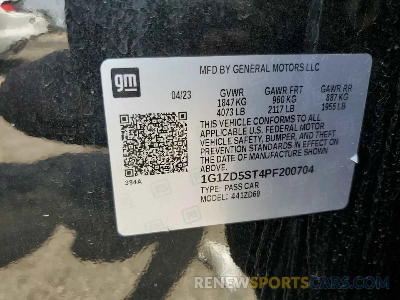 13 fotografías del automóvil dañado 1G1ZD5ST4PF200704 CHEVROLET MALIBU 2023