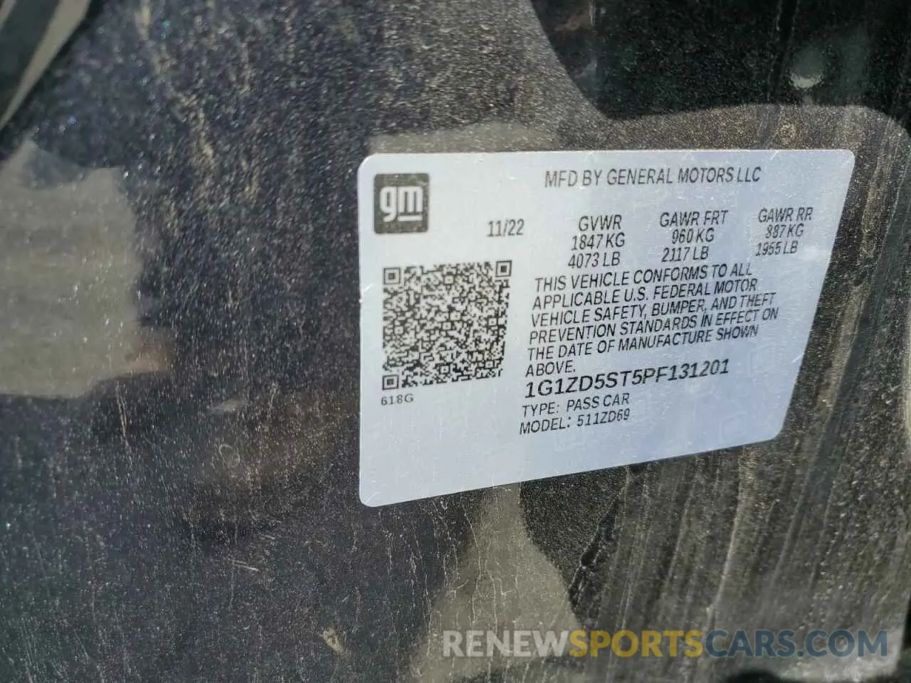 14 fotografías del automóvil dañado 1G1ZD5ST5PF131201 CHEVROLET MALIBU 2023