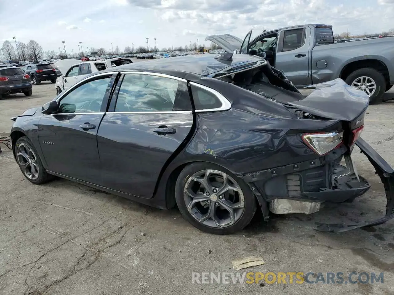 2 fotografías del automóvil dañado 1G1ZD5ST5PF131201 CHEVROLET MALIBU 2023