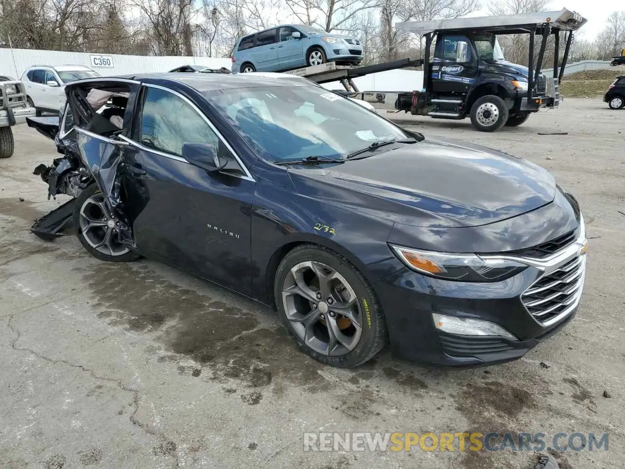 4 fotografías del automóvil dañado 1G1ZD5ST5PF131201 CHEVROLET MALIBU 2023