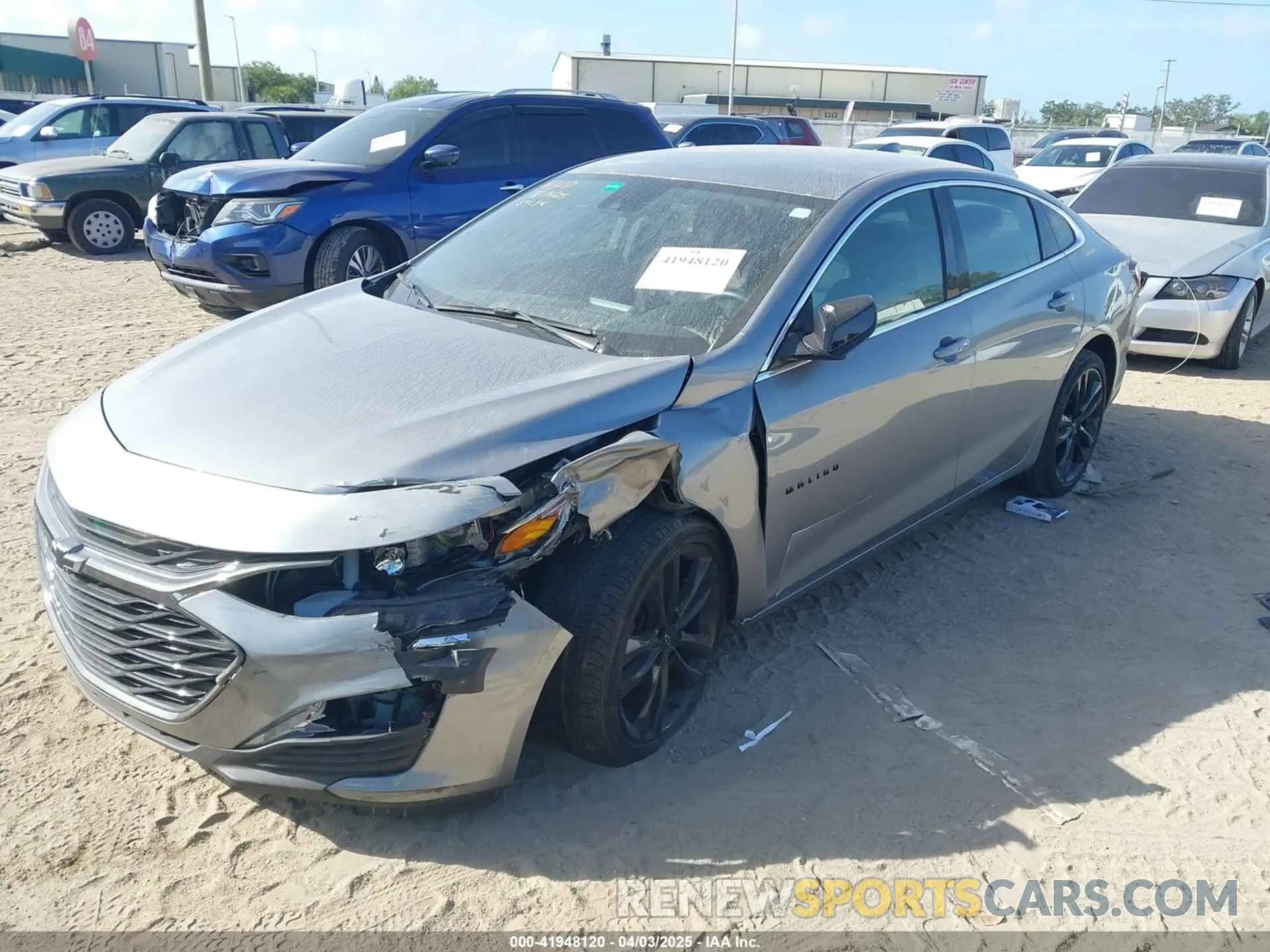 2 fotografías del automóvil dañado 1G1ZD5ST5PF133398 CHEVROLET MALIBU 2023