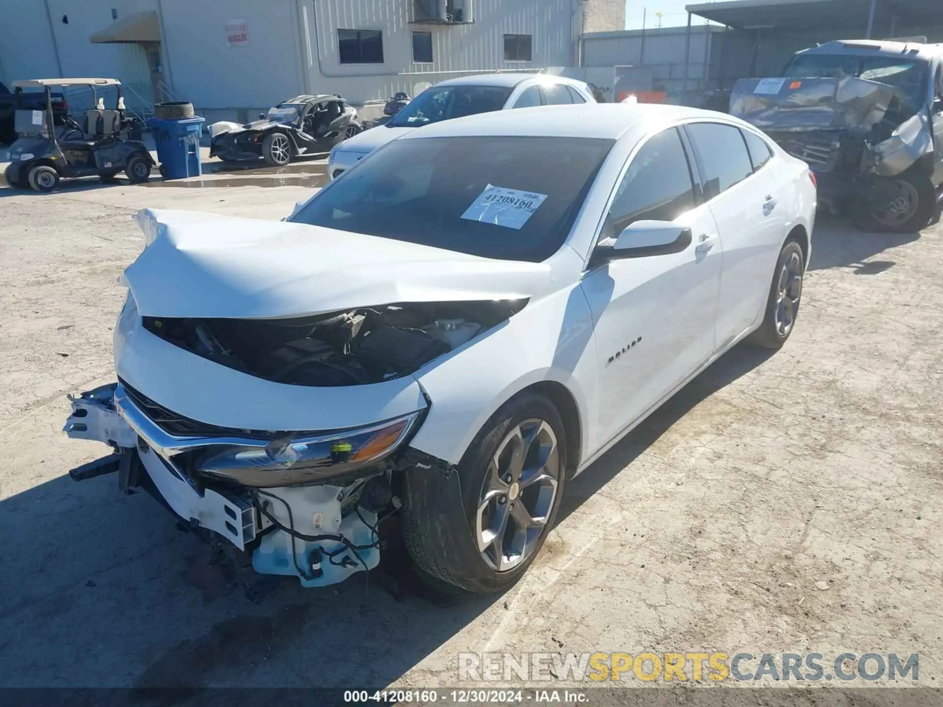 2 fotografías del automóvil dañado 1G1ZD5ST5PF158754 CHEVROLET MALIBU 2023