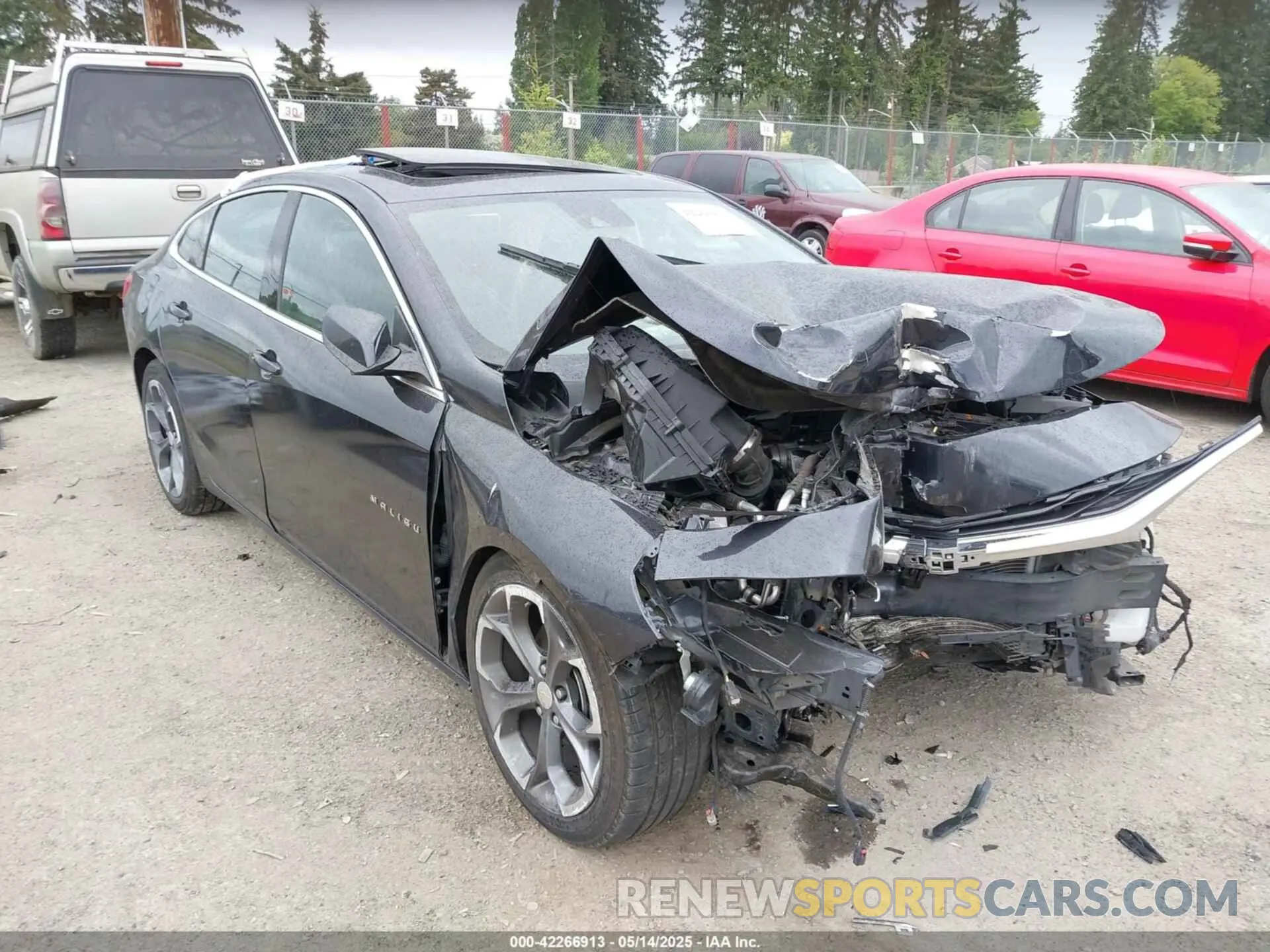 1 fotografías del automóvil dañado 1G1ZD5ST5PF219455 CHEVROLET MALIBU 2023