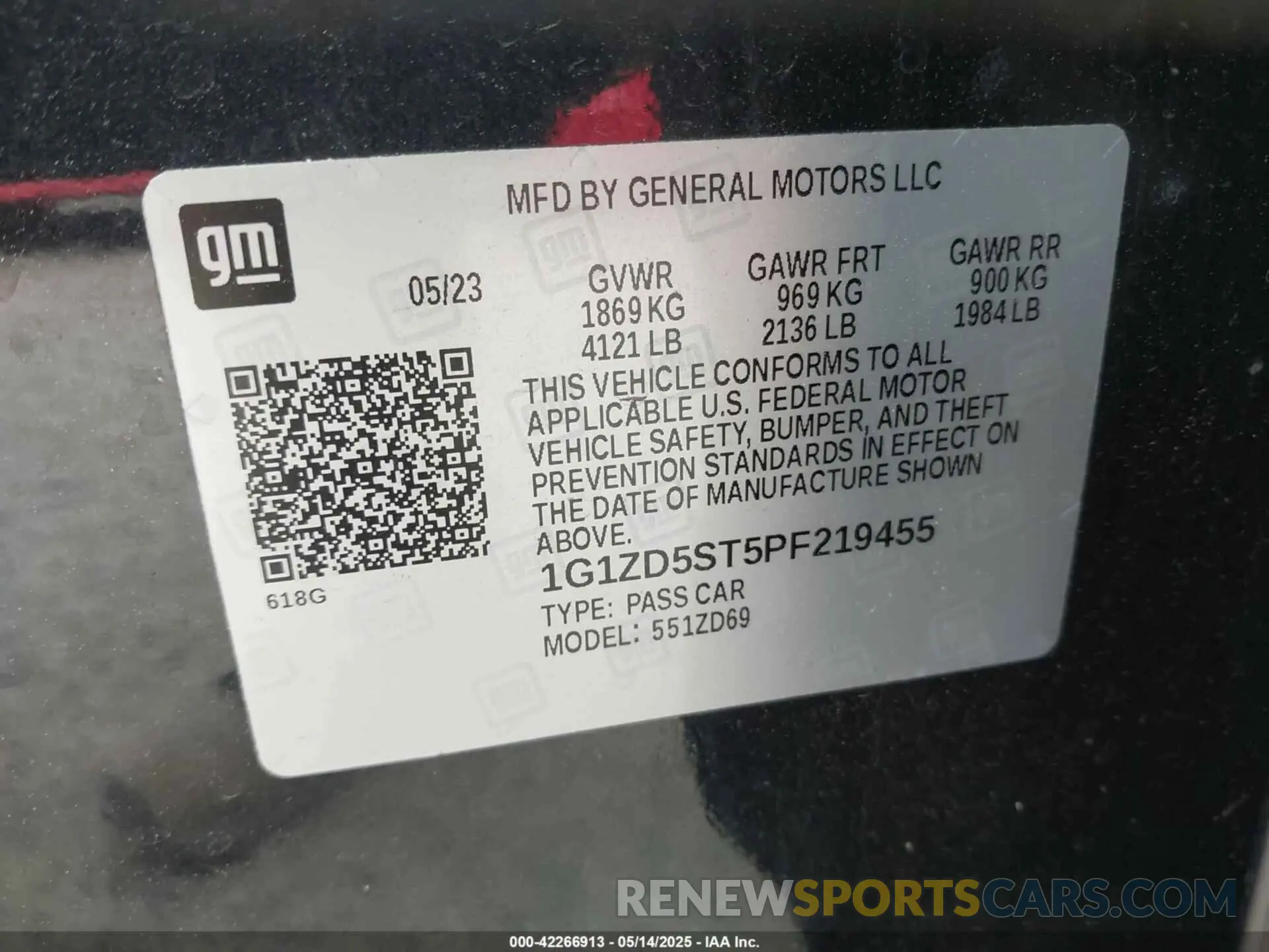 9 fotografías del automóvil dañado 1G1ZD5ST5PF219455 CHEVROLET MALIBU 2023