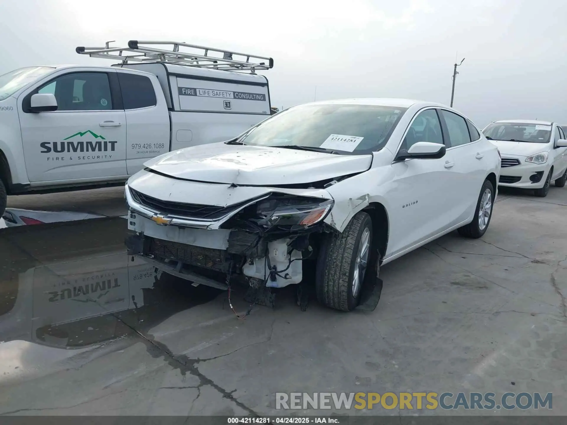 2 fotografías del automóvil dañado 1G1ZD5ST5PF222100 CHEVROLET MALIBU 2023