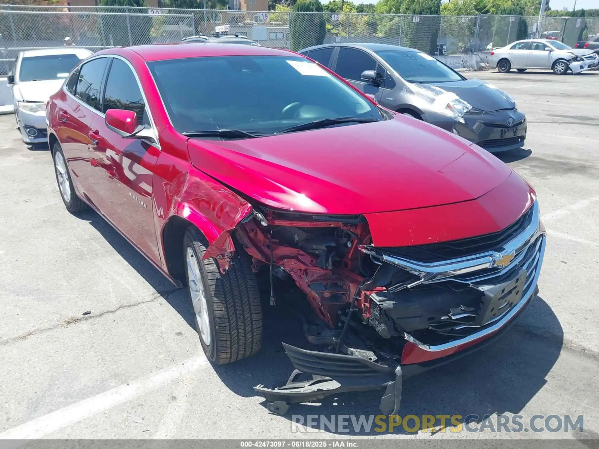 1 fotografías del automóvil dañado 1G1ZD5ST6PF150436 CHEVROLET MALIBU 2023