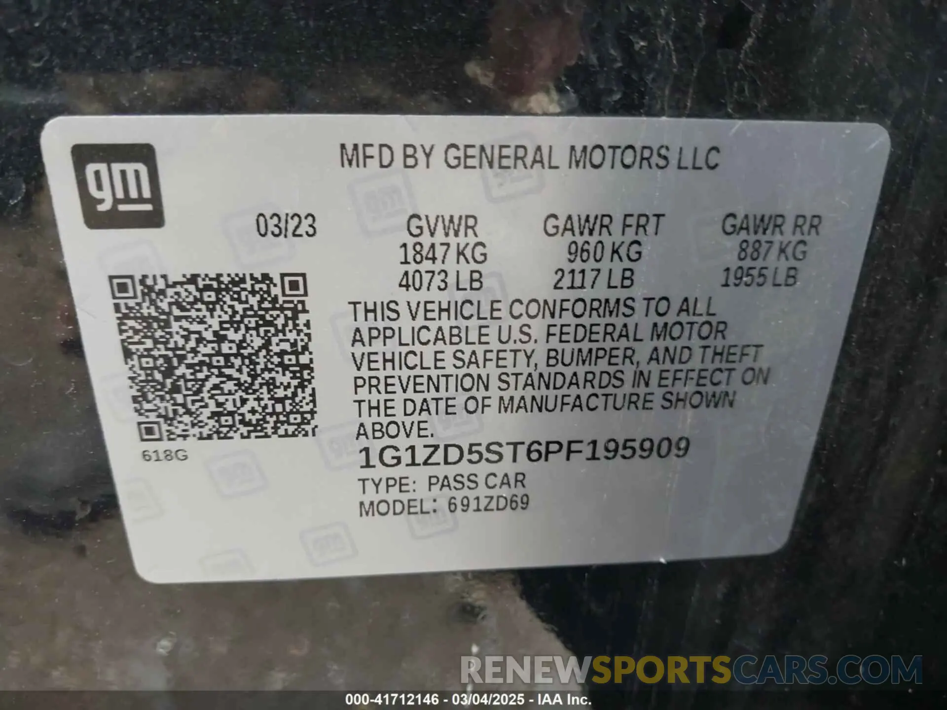 9 fotografías del automóvil dañado 1G1ZD5ST6PF195909 CHEVROLET MALIBU 2023
