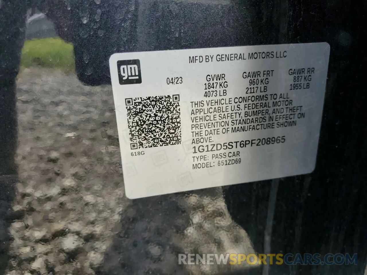 12 fotografías del automóvil dañado 1G1ZD5ST6PF208965 CHEVROLET MALIBU 2023