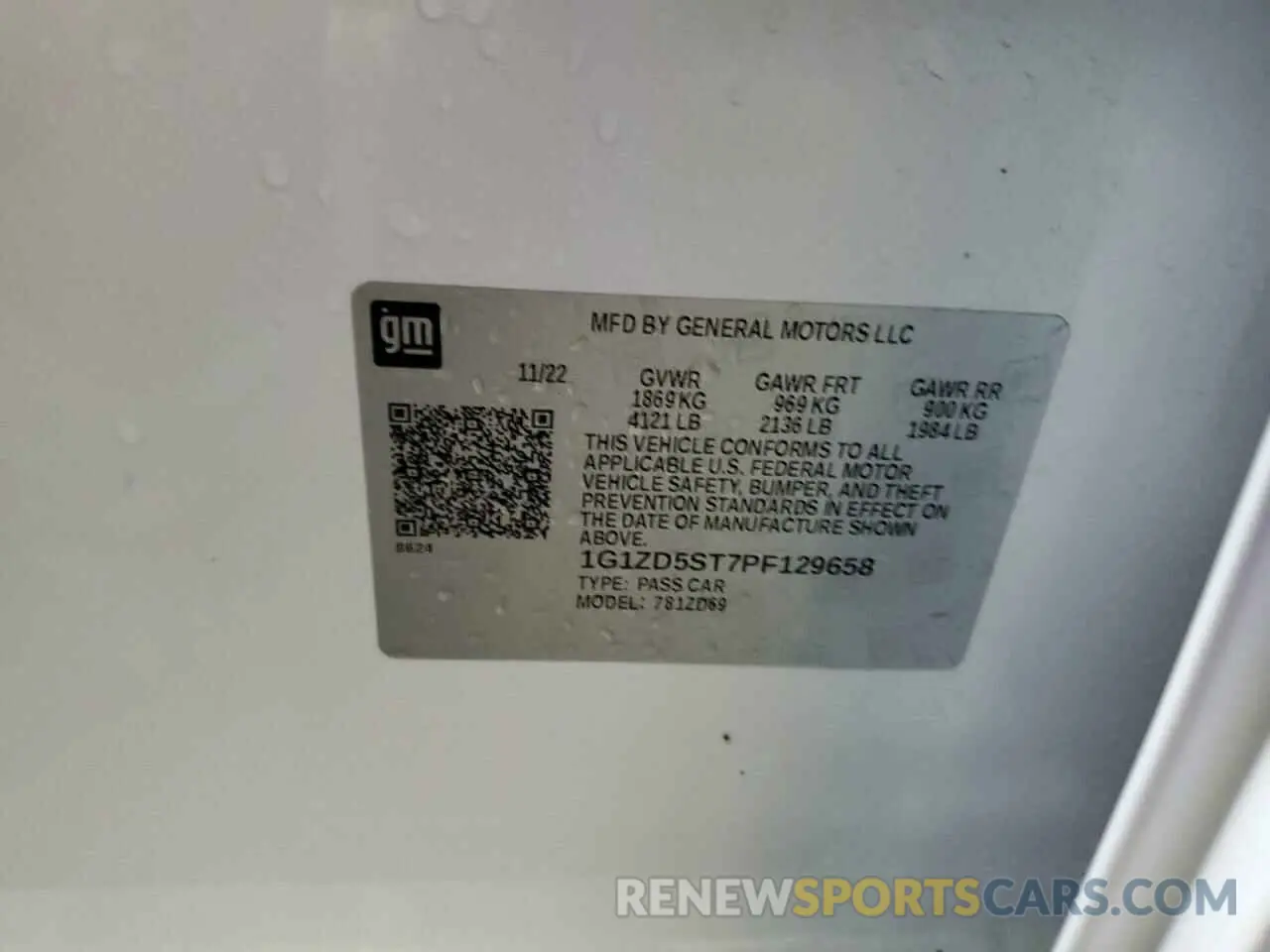 13 fotografías del automóvil dañado 1G1ZD5ST7PF129658 CHEVROLET MALIBU 2023