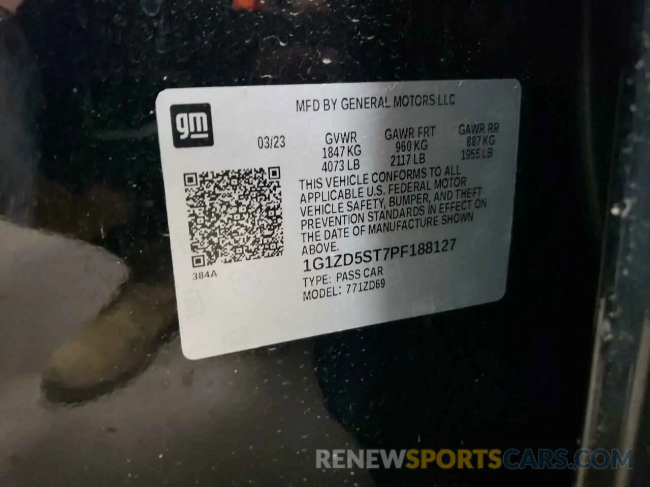 13 fotografías del automóvil dañado 1G1ZD5ST7PF188127 CHEVROLET MALIBU 2023