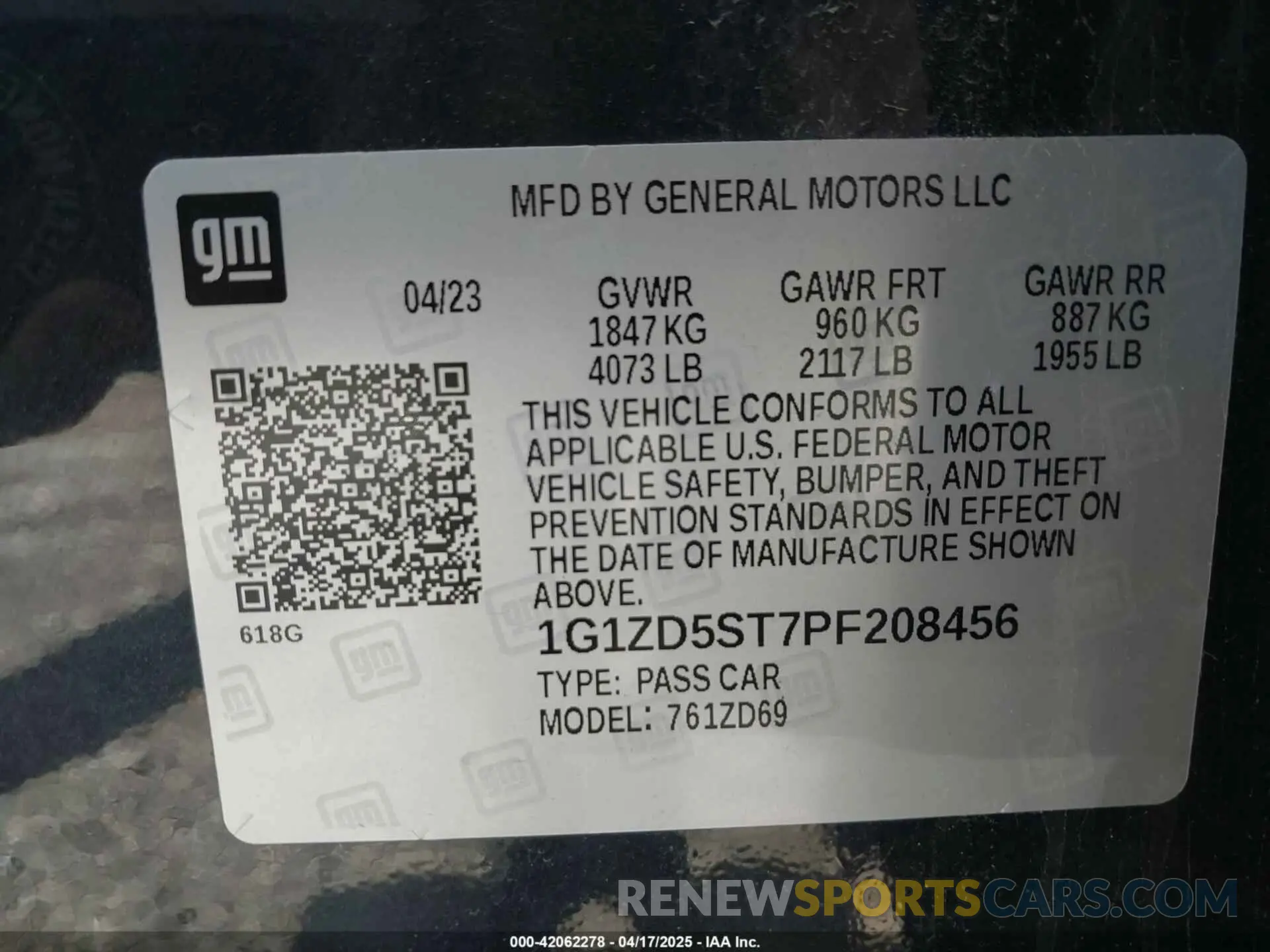 9 fotografías del automóvil dañado 1G1ZD5ST7PF208456 CHEVROLET MALIBU 2023