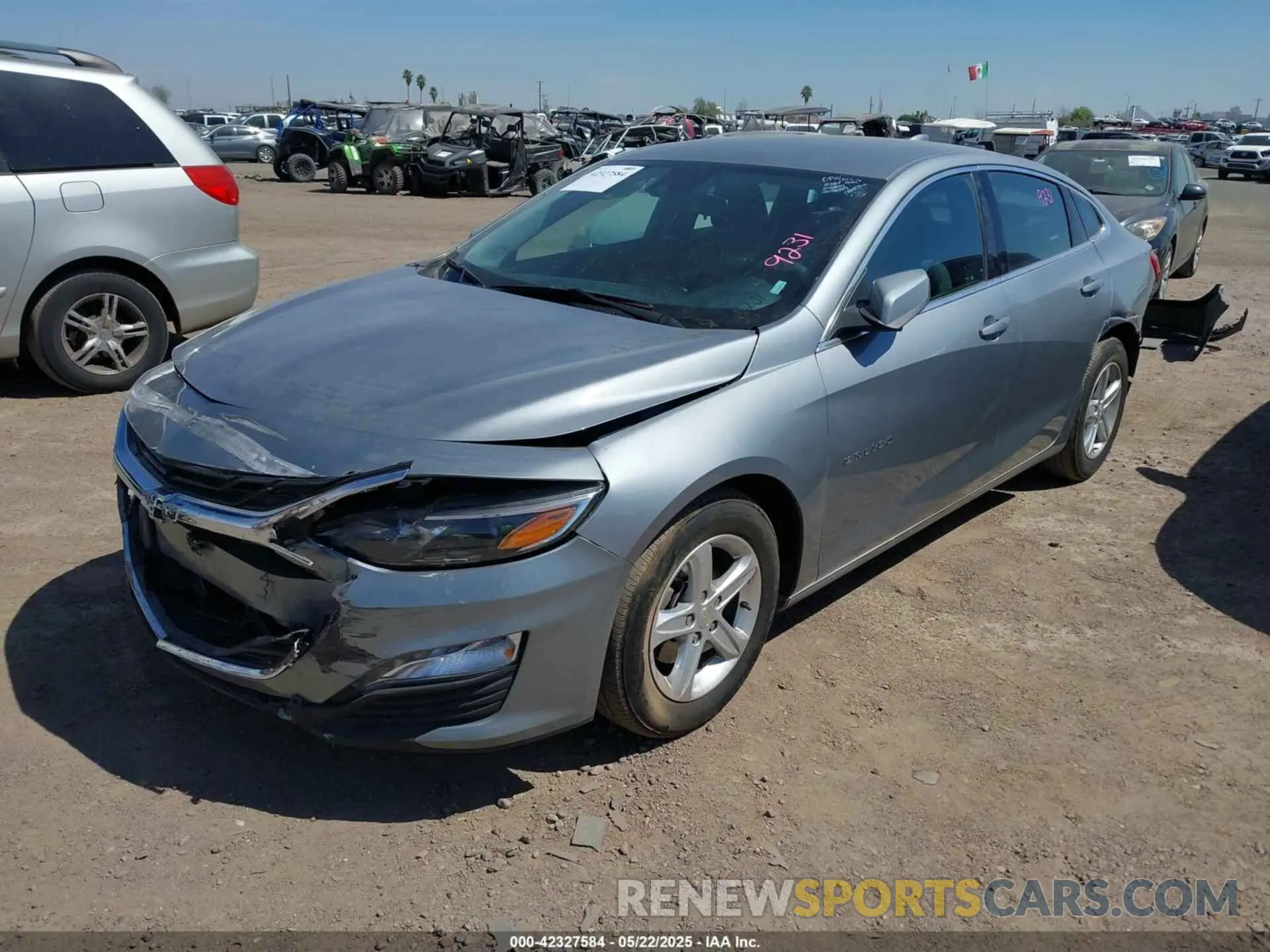 2 fotografías del automóvil dañado 1G1ZD5ST7PF242834 CHEVROLET MALIBU 2023