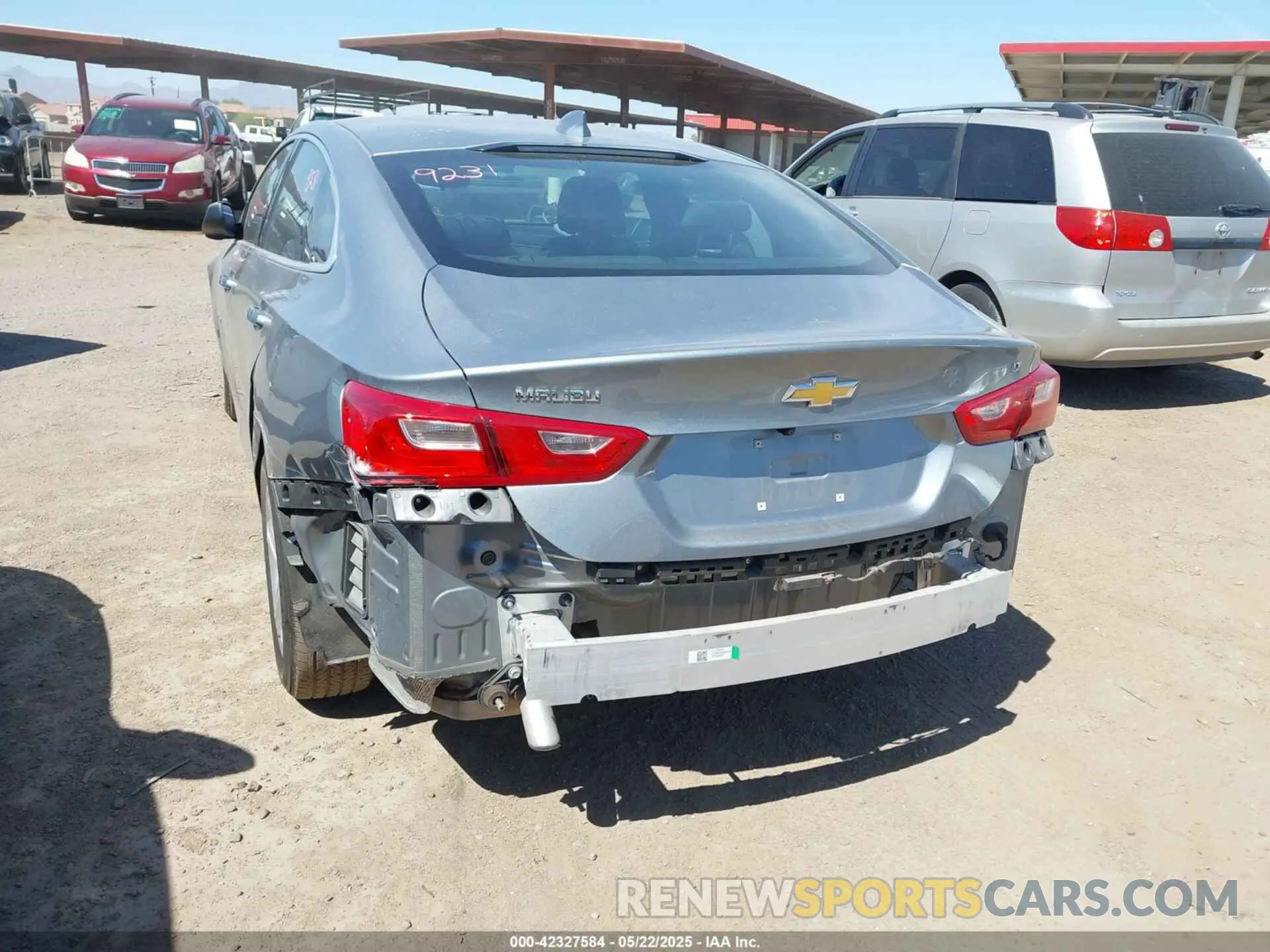 6 fotografías del automóvil dañado 1G1ZD5ST7PF242834 CHEVROLET MALIBU 2023