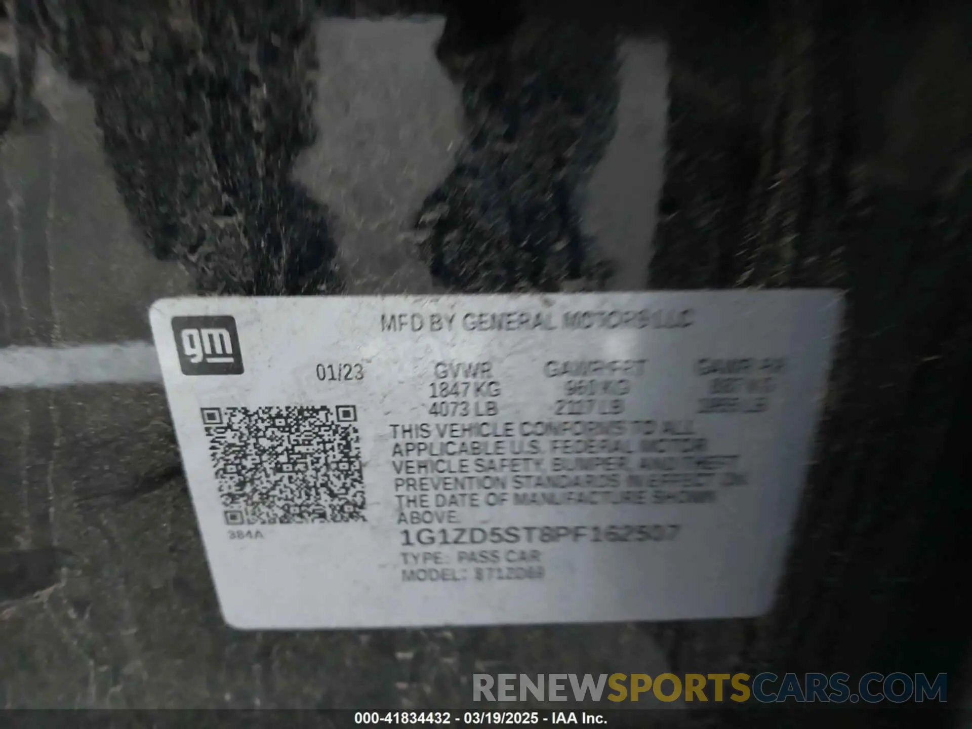 9 fotografías del automóvil dañado 1G1ZD5ST8PF162507 CHEVROLET MALIBU 2023