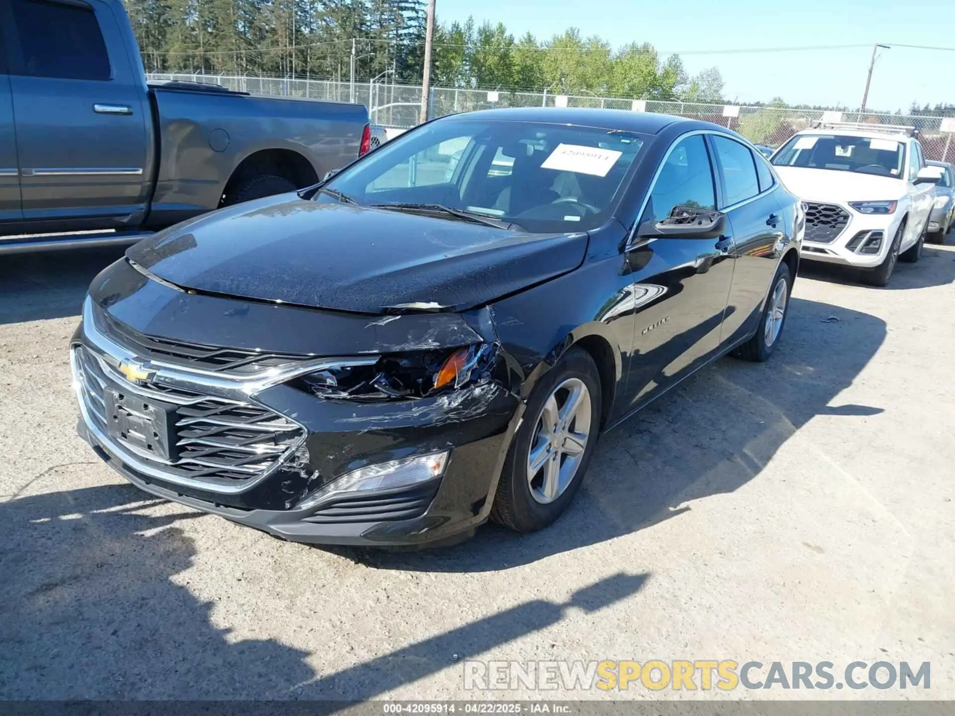 2 fotografías del automóvil dañado 1G1ZD5ST8PF202536 CHEVROLET MALIBU 2023