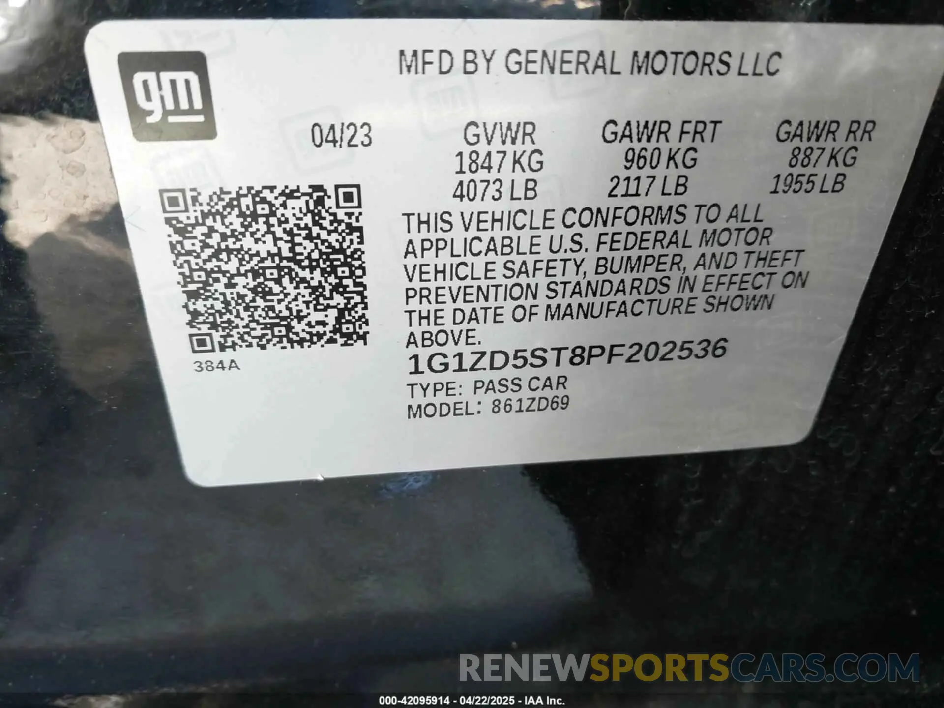 9 fotografías del automóvil dañado 1G1ZD5ST8PF202536 CHEVROLET MALIBU 2023