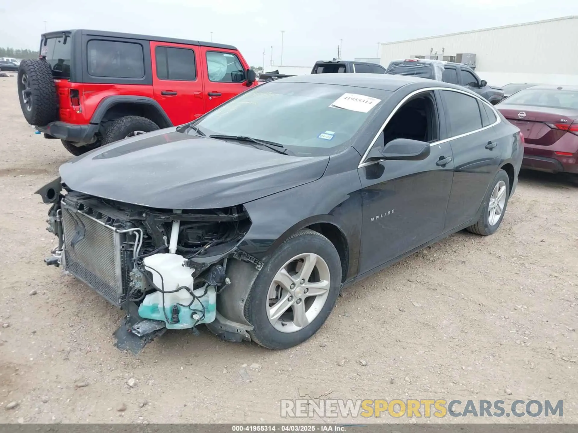2 fotografías del automóvil dañado 1G1ZD5ST8PF219000 CHEVROLET MALIBU 2023
