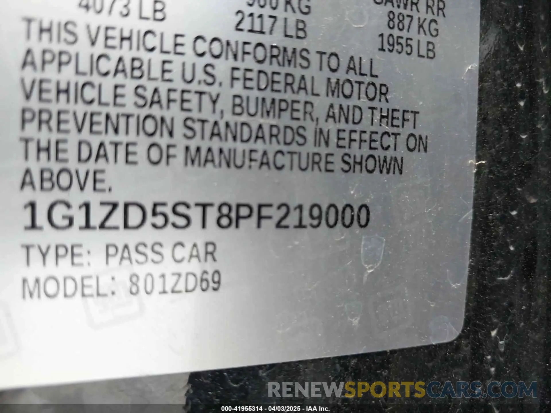 9 fotografías del automóvil dañado 1G1ZD5ST8PF219000 CHEVROLET MALIBU 2023