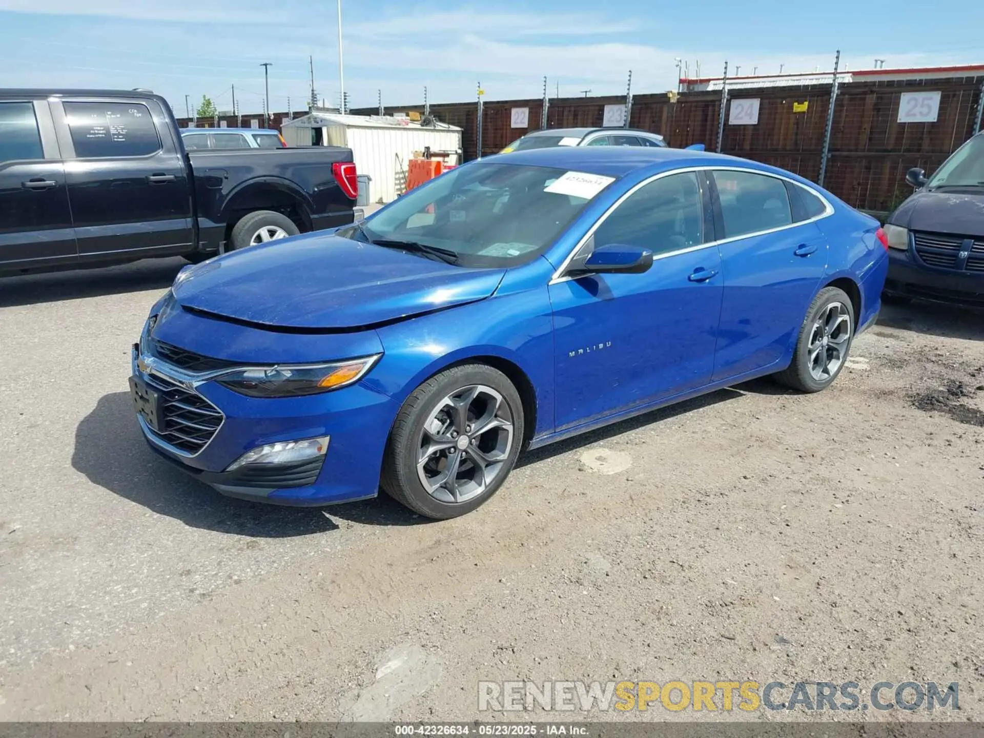2 fotografías del automóvil dañado 1G1ZD5ST8PF228571 CHEVROLET MALIBU 2023