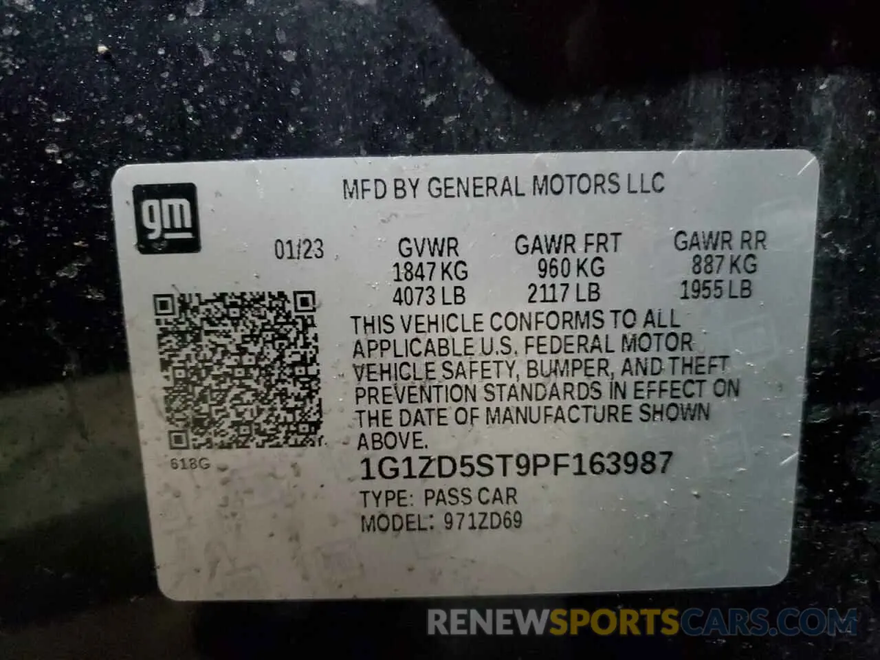 13 fotografías del automóvil dañado 1G1ZD5ST9PF163987 CHEVROLET MALIBU 2023