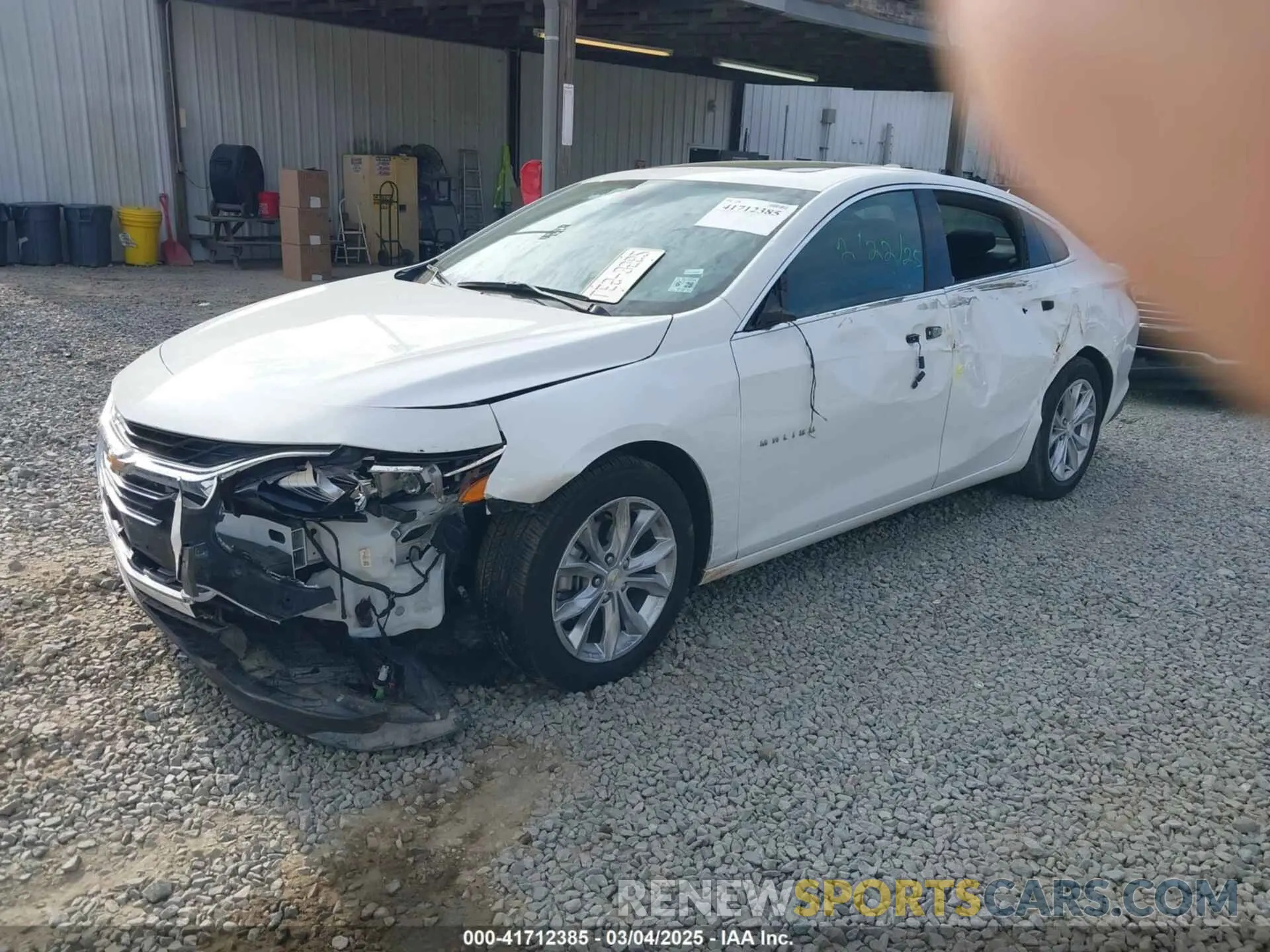 2 fotografías del automóvil dañado 1G1ZD5ST9PF225663 CHEVROLET MALIBU 2023