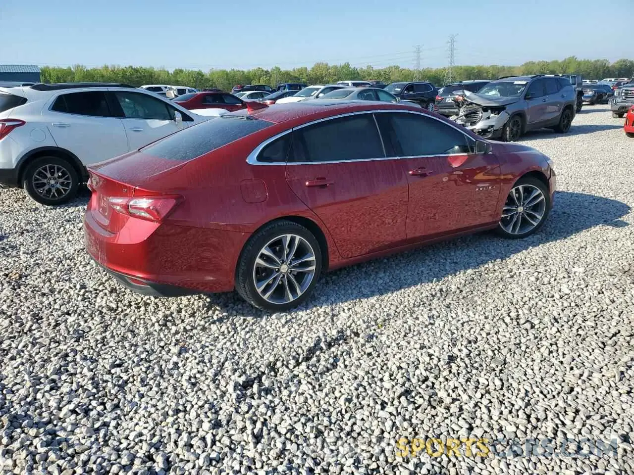 3 fotografías del automóvil dañado 1G1ZE5ST0PF129174 CHEVROLET MALIBU 2023