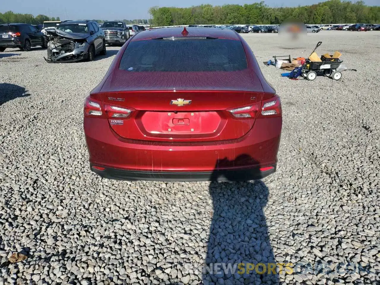 6 fotografías del automóvil dañado 1G1ZE5ST0PF129174 CHEVROLET MALIBU 2023