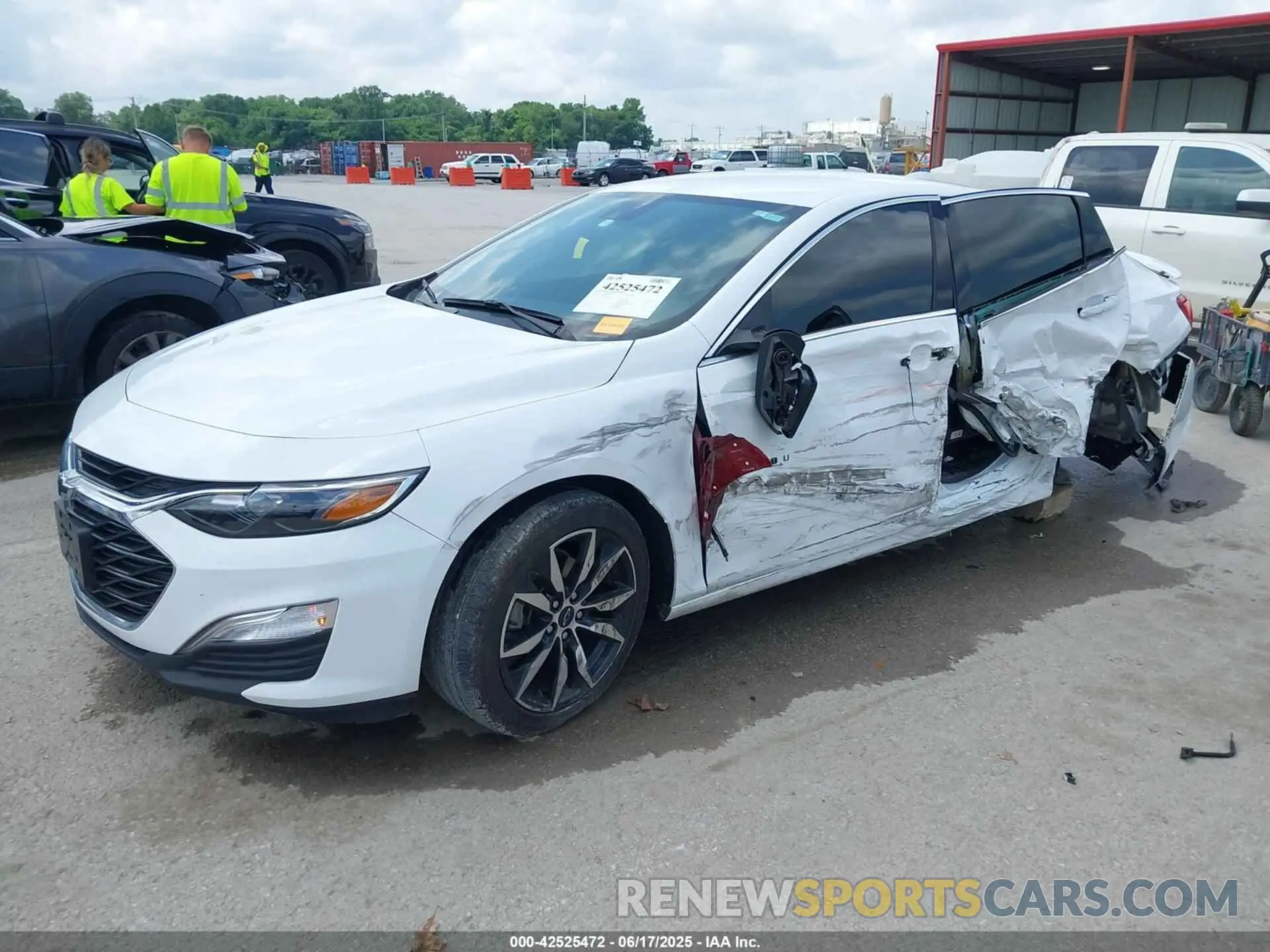 2 fotografías del automóvil dañado 1G1ZG5ST0PF123496 CHEVROLET MALIBU 2023